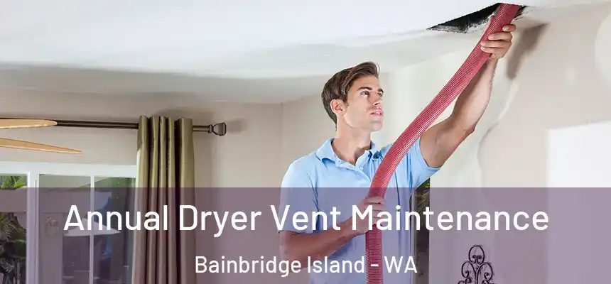  Annual Dryer Vent Maintenance Bainbridge Island - WA