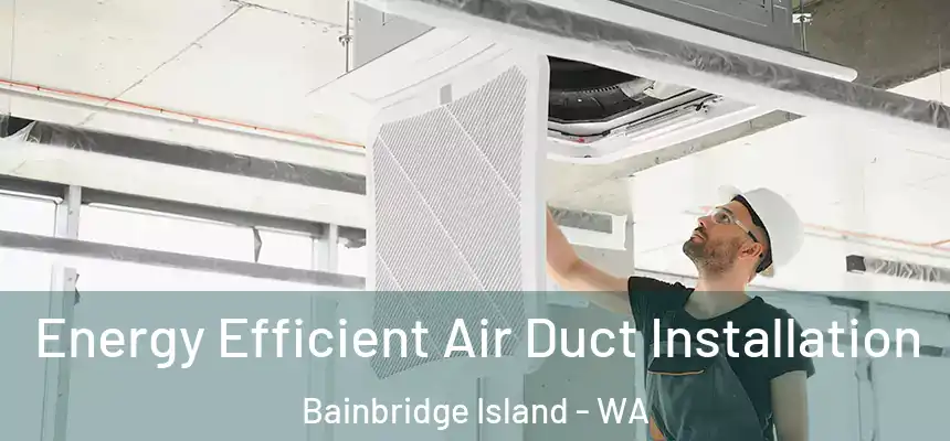  Energy Efficient Air Duct Installation Bainbridge Island - WA